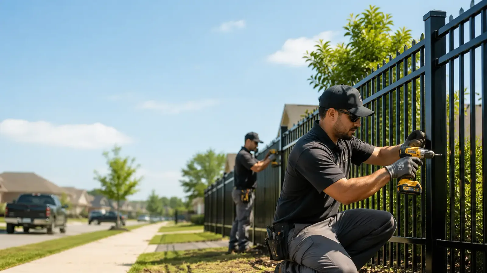Metal Fence Installation in Vaughan, MS